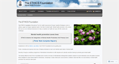 Desktop Screenshot of ethicsfoundation.org